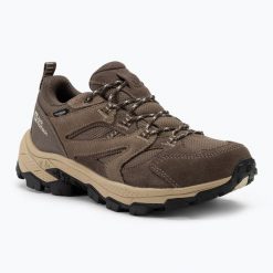 Buty trekkingowe damskie Jack Wolfskin Vojo Tour Texapore Low. Brązowe obuwie trekkingowe damskie Jack Wolfskin, bez zapięcia. Za 579.50 zł.