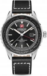 Zegarek Męski SWISS MILITARY HANOWA Afterburn GMT SMWGB0003201 + BOX. Zegarki męskie Swiss Military Hanowa, bez wzorów. Za 840.19 zł.