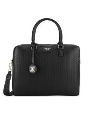 Nine West Torba na laptopa LDA7742 Czarny. Czarne torby na laptopa damskie Nine West, bez wzorów, z tworzywa sztucznego. Za 269.99 zł.