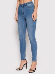 Morgan Jeansy 212-PAM Niebieski Skinny Fit. Niebieskie jeansy damskie Morgan, bez wzorów, z bawełny. Za 199.99 zł.