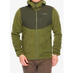 Kurtka polarowa męska Rab Outpost Hoody. Zielone kurtki męskie RAB, l, bez wzorów, z polaru, sportowe, bez kaptura. Za 686.99 zł.