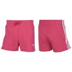 Spodenki damskie adidas Essentials Slim Short. Czerwone szorty damskie Adidas, bez wzorów, sportowe. Za 94.99 zł.
