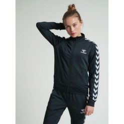 HUMMEL czarna bluza damska sportowa rozpinana hmlNELLY 2.0 ZIP. Czarne bluzy damskie Hummel, l, bez wzorów, z bawełny, klasyczne, bez ramiączek, bez kaptura. Za 138.00 zł.