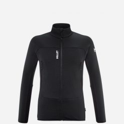 Kurtka polarowa męska MILLET M Fusion Grid Jkt Czarny. Czarne kurtki męskie Millet, m, bez wzorów, z polaru, bez kaptura. Za 679.00 zł.