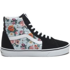 Vans Sk8-Hi Tenisówki Czarny Niebieski. Czarne trampki i tenisówki damskie Vans, bez wzorów, z materiału, bez zapięcia. Za 369.95 zł.