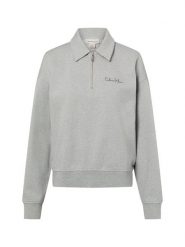 Calvin Klein Jeans Bluza Kobiety Bawełna szary, S. Szare bluzy damskie Calvin Klein Jeans, s, bez wzorów, z bawełny, bez ramiączek, bez kaptura. Za 229.95 zł.