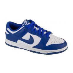 Męskie Buty Sportowe Dunk Retro Leather Low. Białe buty sportowe męskie Nike, na zimę, bez wzorów, bez zapięcia. Za 704.99 zł.