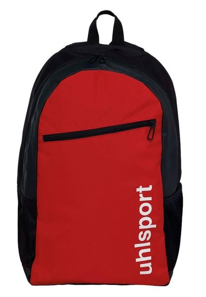 Plecak Uhlsport Essential. Czarne plecaki męskie Uhlsport, bez wzorów, z materiału, sportowe. Za 144.95 zł.
