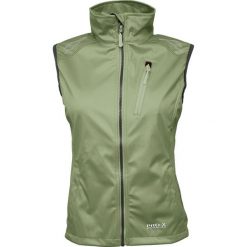 Damska wodoodporna kurtka softshell Pro-X Elements Hanna. Zielone kurtki sportowe damskie PRO-X ELEMENTS, bez wzorów, z softshellu, bez ramiączek, bez kaptura, trekkingowe. Za 335.00 zł.