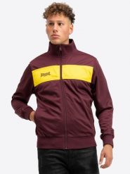 Kurtka z dresu Lonsdale Alnwick. Czerwone kurtki sportowe męskie Lonsdale, xs, bez wzorów, z dresówki, bez kaptura, na fitness i siłownię. Za 247.50 zł.