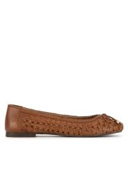 Lasocki Baleriny WI45-550-01 Brązowy. Brązowe balerinki damskie Lasocki, bez wzorów, ze skóry, bez obcasa, bez zapięcia. Za 199.99 zł.