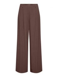 ONLY Spodnie materiałowe Lemmia 15370398 Brązowy Regular Fit. Brązowe spodnie materiałowe damskie ONLY, bez wzorów, z materiału. Za 169.99 zł.