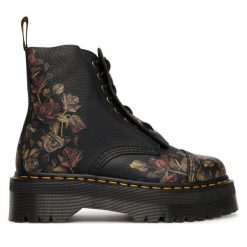 Trapery Dr. Martens. Czarne trapery damskie Dr. Martens, bez zapięcia. Za 1,129.00 zł.