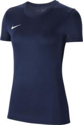 Nike Koszulka damska Nike Park VII BV6728-410 : Rozmiar - XS (158cm). Bluzki damskie Nike, xs, bez wzorów, bez kołnierzyka, bez ramiączek. Za 48.60 zł.