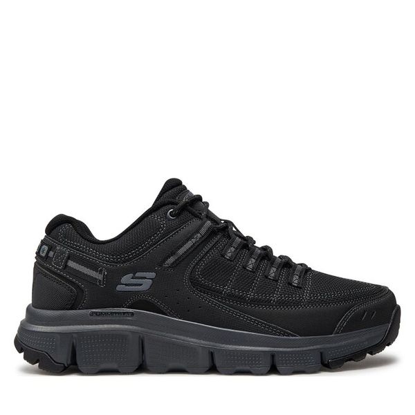 Trekkingi Skechers. Czarne buty zimowe męskie Skechers, bez zapięcia. Za 299.99 zł.