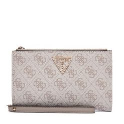 Portfel Guess. Brązowe portfele damskie Guess. Za 289.99 zł.