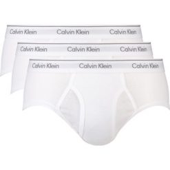 Calvin Klein 3-pack Slipy Biały. Białe slipki męskie Calvin Klein, s, bez wzorów, z bawełny. Za 180.95 zł.