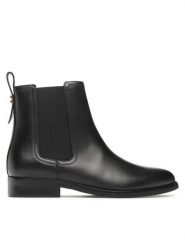 Coach Sztyblety Maeve Lth Bootie CN143 Czarny. Czarne botki damskie Coach, bez wzorów, ze skóry, bez obcasa, na płaskiej podeszwie, bez zapięcia. Za 1,239.00 zł.