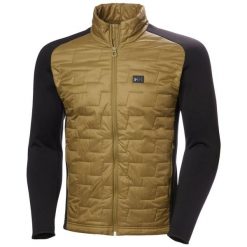 Kurtka turystyczna Helly Hansen Lifa Loft Hybrid. Brązowe kurtki męskie Helly Hansen, m, bez wzorów, z elastanu, bez kaptura, trekkingowe. Za 683.65 zł.