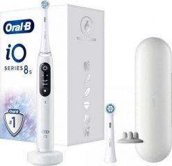 Szczoteczka Oral-B iO Series 8S White Alabaster. Białe szczoteczki elektryczne Oral-B. Za 685.65 zł.