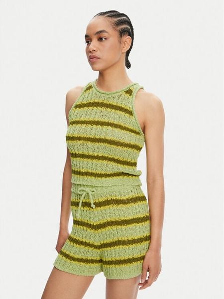 Element Sweter Flip Knit ELJKT00119 Zielony Regular Fit. Zielone swetry nierozpinane damskie Element, xl, bez wzorów, z bawełny, bez kołnierzyka, bez ramiączek. Za 129.99 zł.