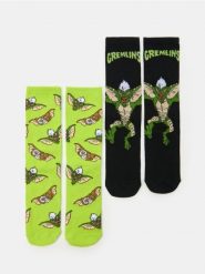 Wzorzyste skarpetki 2 pack Gremlins - wielobarwny. Skarpety męskie Sinsay, bez wzorów. Za 15.99 zł.