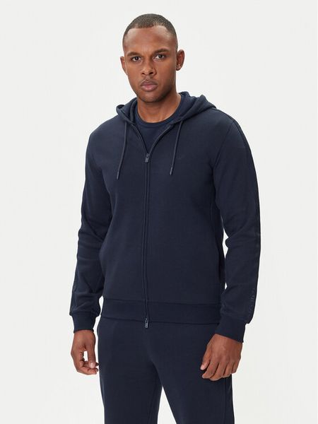 Emporio Armani Underwear Bluza EM000653 AF14976 UB102 Granatowy Regular Fit. Niebieskie bluzy męskie Emporio Armani Underwear, m, bez wzorów, z bawełny, bez ramiączek, bez kaptura. Za 619.99 zł.