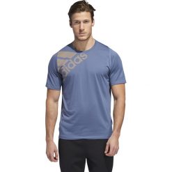 Adidas Performance FreeLift Badge Of Sport Koszulka Niebieski. Niebieskie t-shirty męskie adidas Performance, m, bez wzorów, z materiału, bez kołnierzyka, bez ramiączek. Za 128.95 zł.