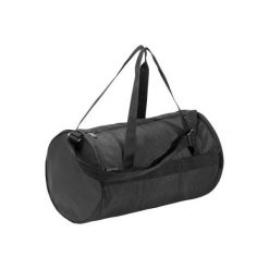 Torba fitness kardio 20 litrów czarna. Czarne torby sportowe męskie DOMYOS, bez wzorów, z materiału. Za 39.99 zł.