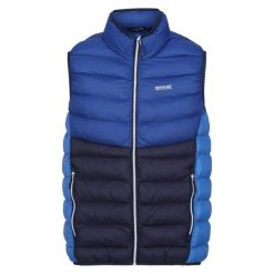 Kurtka puchowa bez rękawów Regatta Harrock II. Niebieskie kurtki męskie Regatta, l, bez wzorów, z puchu, sportowe, bez kaptura. W wyprzedaży za 261.85 zł.
