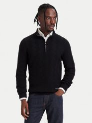 KARL LAGERFELD Sweter 655028 564308 Czarny Regular Fit. Czarne swetry męskie KARL LAGERFELD, l, bez wzorów, z syntetyku, bez kołnierzyka, bez ramiączek. Za 939.99 zł.
