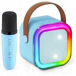 Głośnik PRZENOŚNY ZESTAW KARAOKE RGB MIKROFON GŁOŚNIK USB SD MINI JACK BLUETOOTH. Głośniki przenośne NoName. Za 75.35 zł.