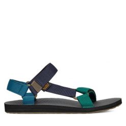 Sandały Teva. Niebieskie sandały męskie Teva, bez wzorów, sportowe, bez zapięcia. Za 209.99 zł.
