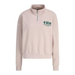Bluza damska FILA Lima. Brązowe bluzy damskie Fila, m, bez wzorów, casualowe, bez ramiączek, bez kaptura. Za 189.99 zł.