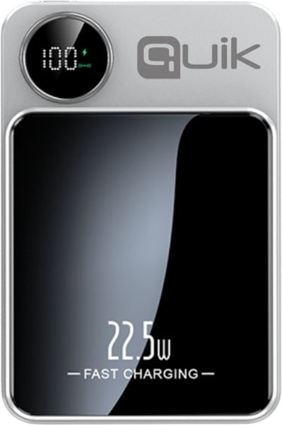 Powerbank Quik QP-820 10000mAh Czarno-srebrny. Czarne powerbanki Quik. Za 58.99 zł.