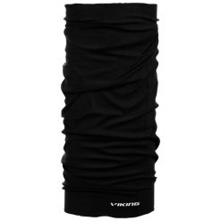 Wielofunkcyjny komin całoroczny dla dorosłych Viking Regular. Czarne szaliki męskie Viking, bez wzorów, z materiału. Za 36.99 zł.