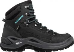Buty trekkingowe damskie Lowa Renegade GTX Mid czarne r. 38. Czarne obuwie trekkingowe damskie Lowa, bez zapięcia. Za 929.49 zł.