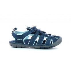 Buty do chodzenia damskie Keen Clearwater Cnx. Niebieskie obuwie trekkingowe damskie Keen, z gumy, bez zapięcia. Za 708.00 zł.
