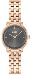 Zegarek Boss BOSS 1502820 zegarek damski różowy 28 mm. Czerwone zegarki damskie Boss. Za 845.63 zł.