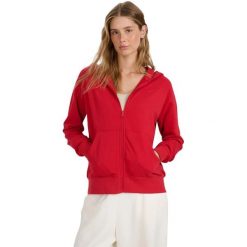 Bluza damska 4F F1763 czerwona 4FWMM00TSWSF1763 062S. Czerwone bluzy damskie 4F, s, bez wzorów, sportowe, bez ramiączek, bez kaptura. Za 119.00 zł.