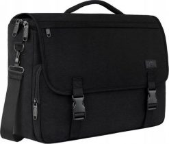 ML Torba biznesowa na laptopa / dokumenty 15.6'' Matein 1194 Czarna. Czarne torby na laptopa damskie Matein, bez wzorów. Za 88.61 zł.