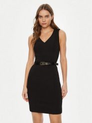 Marciano Guess Sukienka koktajlowa 5RGK10 6302A Czarny Bodycon Fit. Czarne sukienki damskie Marciano Guess, z aplikacjami, z syntetyku, wizytowe, bez kołnierzyka, bez ramiączek, bodycon. Za 469.99 zł.