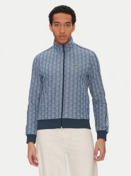 Lacoste Bluza SH1368 Niebieski Regular Fit. Niebieskie bluzy męskie Lacoste, m, bez wzorów, z bawełny, bez ramiączek, bez kaptura. Za 839.99 zł.