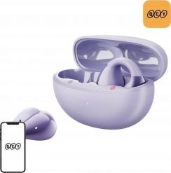 Bezprzewodowe słuchawki z klipsem QCY Crossky Clip T33 (fioletowe). Fioletowe słuchawki bezprzewodowe QCY. Za 148.97 zł.