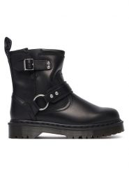 Dr. Martens Botki Anistone HRNS Black Orleans DM42583001 Czarny. Czarne botki damskie Dr. Martens, bez wzorów, ze skóry, bez obcasa, na płaskiej podeszwie, bez zapięcia. Za 1,039.00 zł.