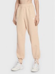 Adidas Spodnie dresowe Always Original Laced HK5065 Beżowy Regular Fit. Brązowe spodnie dresowe damskie Adidas, bez wzorów, z bawełny. Za 319.99 zł.