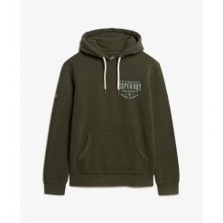 Bluza z kapturem Superdry Machined Goods Workwear. Zielone bluzy męskie Superdry, m, bez wzorów, z kapturem. Za 349.75 zł.