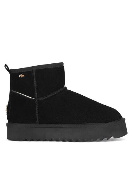 MEXX Śniegowce MICH2003943W Czarny. Czarne śniegowce damskie Mexx, ze skóry, bez zapięcia. Za 349.99 zł.