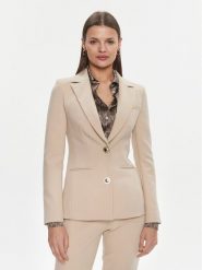 Marciano Guess Marynarka Paula 4RGN24 7046A Beżowy Slim Fit. Brązowe marynarki i żakiety damskie Marciano Guess, z aplikacjami, z syntetyku, bez kołnierzyka, bez ramiączek. Za 1,239.00 zł.