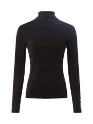 Joop Jeans sweter z golfem - Kaisha Kobiety czarny, XS. Czarne swetry nierozpinane damskie JOOP! Jeans, uniwersalny, bez wzorów, z jeansu, bez kołnierzyka, bez ramiączek. Za 429.95 zł.